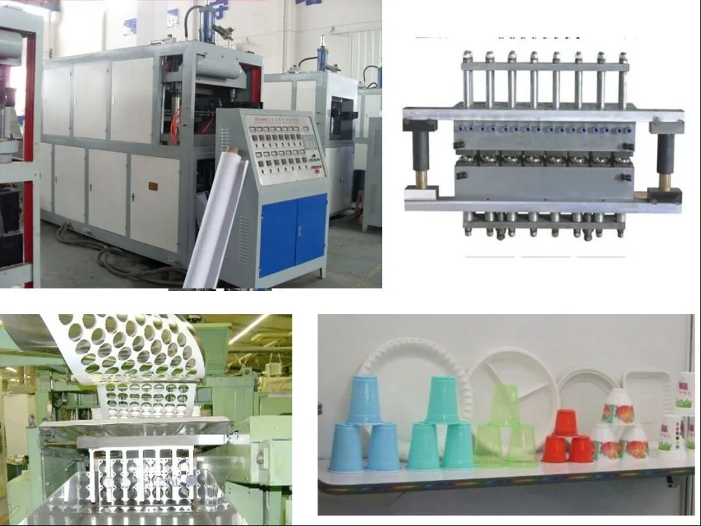 automatic cup forming machine plastic glass making machine disposable