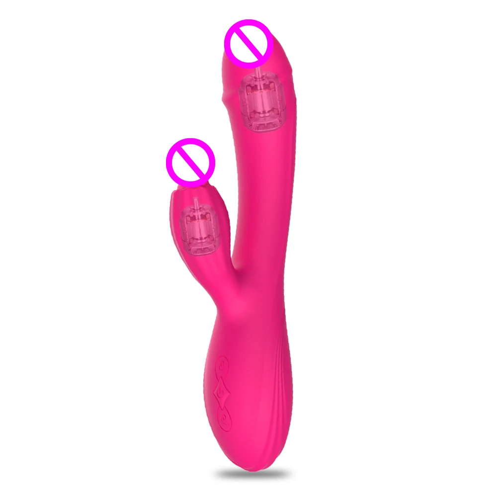 
Factory price Clitoris Stimulation G Spot Dual Motor 7 Frequency Dildo Vibrator Rabbit Vibrator sex toys For Women 