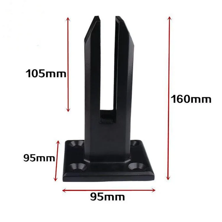 Stainless Steel Glass Clamp Glass Spigots Post Balustrade Stairs Railing Pool Balcony Fence Floor Glass Mounting Brackets