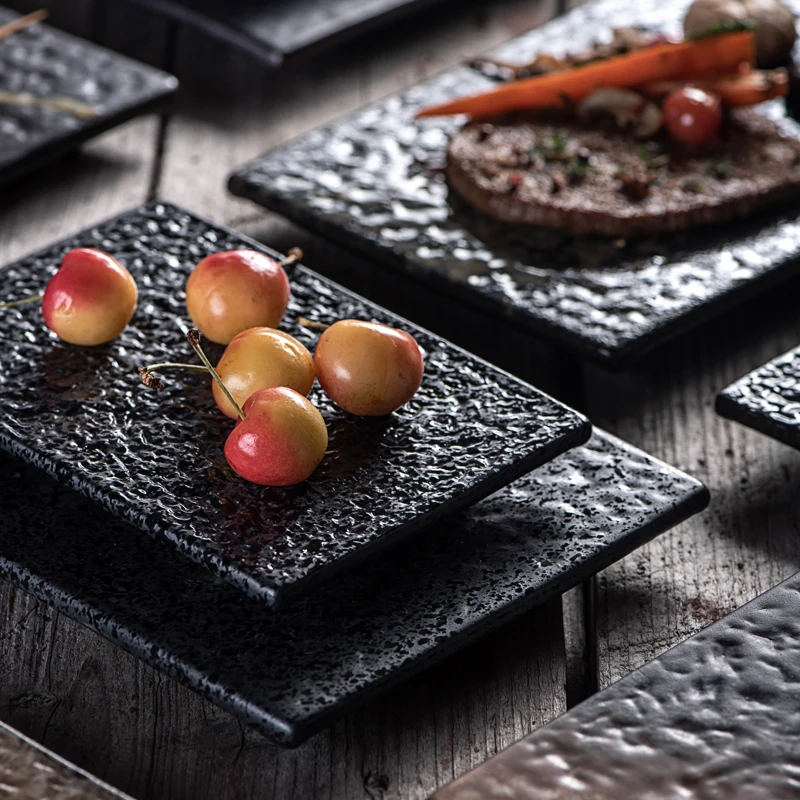 The themed restaurant ceramic tableware&porcelain sushi/sashimi/cheese plate for BBQ and Buffet