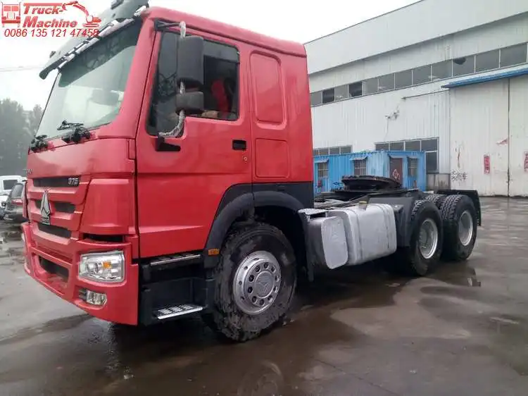 
heavy duty left hand drive 10 wheels 6x4 sinotruck HOWO used tractor truck for sale 