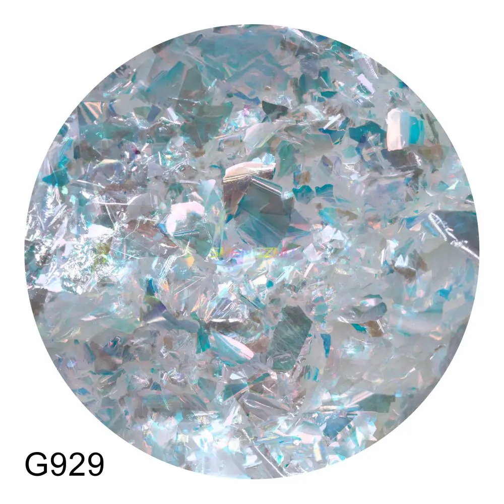new arrival G928 series cosmetic makeup eye shadow transparent chameleon flakes aurora mermaid color shifting flake