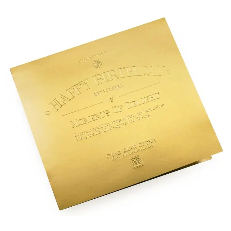 2021 Custom Premium luxurious Card Invitation Cards Printed with Envelope