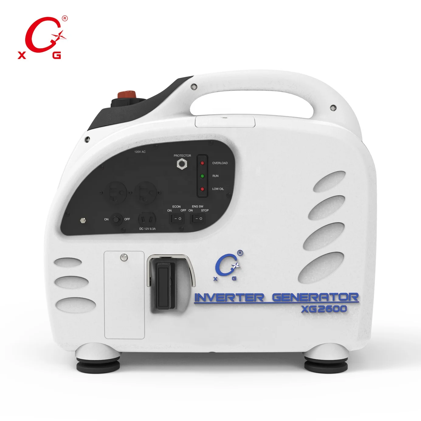 Silent Gasoline 3.0kVA Inverter Generator Electric Start Light Easy Generator 2600W Digital Emergency Outdoor Camping Generator
