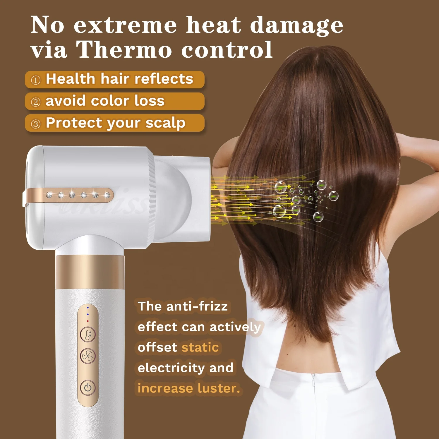 7 In 1 Multi-function Hair Dryer With High Speed Brushless Motor Hot Air Brush Comb Hair Curlers Bldc High Speed Hair Dryer Set