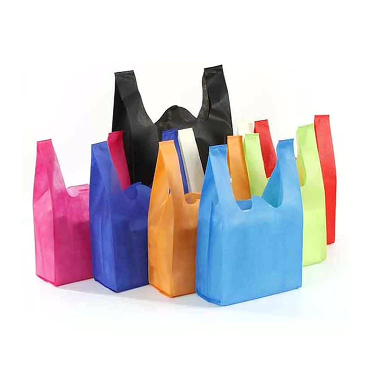 High Speed Shopping Bag Making Machine PP Non woven Fabric bags Production Line