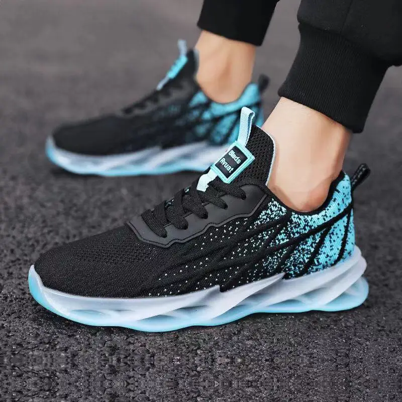 5D mesh light fashion High Quality Fashion Comfort Lace-up Men Sneakers Breathable Sport Shoes Flying men shoes sports