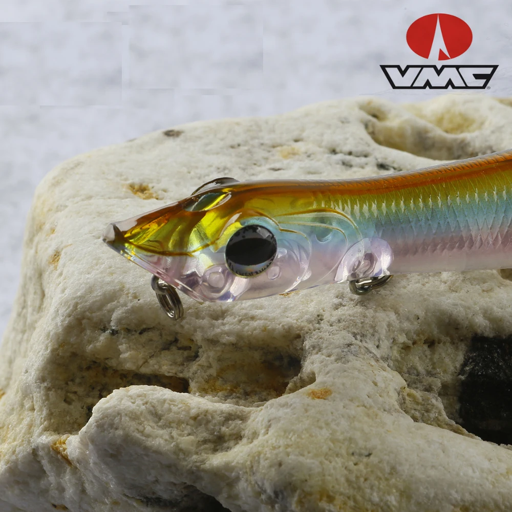 LE01 125MM 17.5G Snake Head Fishing Lure Floating Sea Bass Wobbler Pike Bait Topwater Popper With VMC Hooks