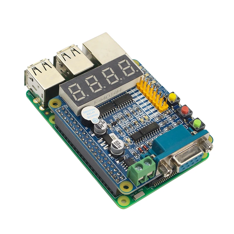 Raspberry Pi GPIO-232 Expansion Board LED Nixie Tube 485 232 UART Keys Multifunction GPIO Extension for 4 3B+