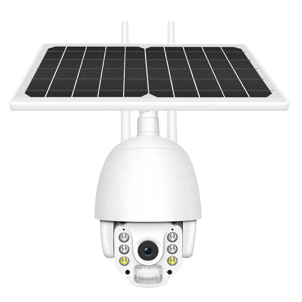 TySvance Outdoor  PTZ Wireless  Solar Powered Wifi Security Battery Camera P2P 2MP 1080P IP Camera