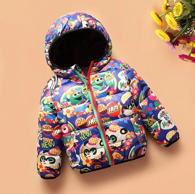 
Winter kids Cotton Coat Baby Hooded coat Infant jacket 