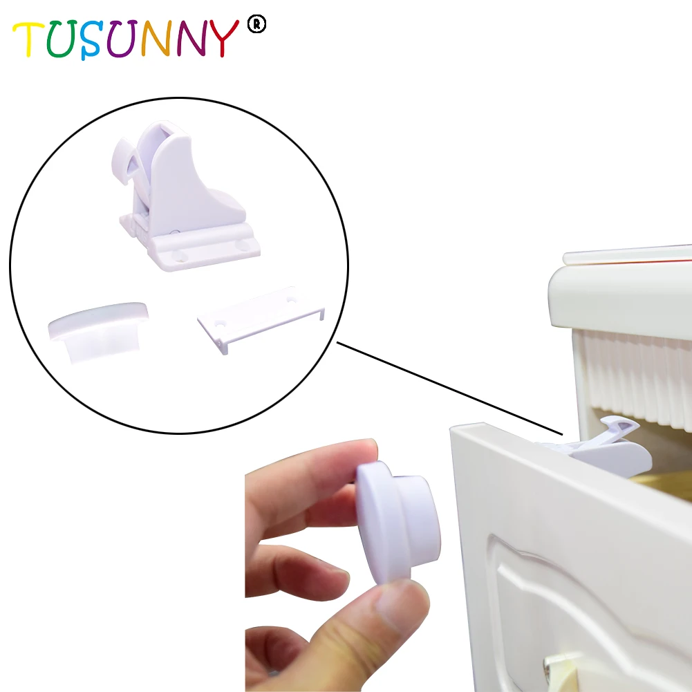 Магнитный замок для ящиков и шкафов безопасности детей