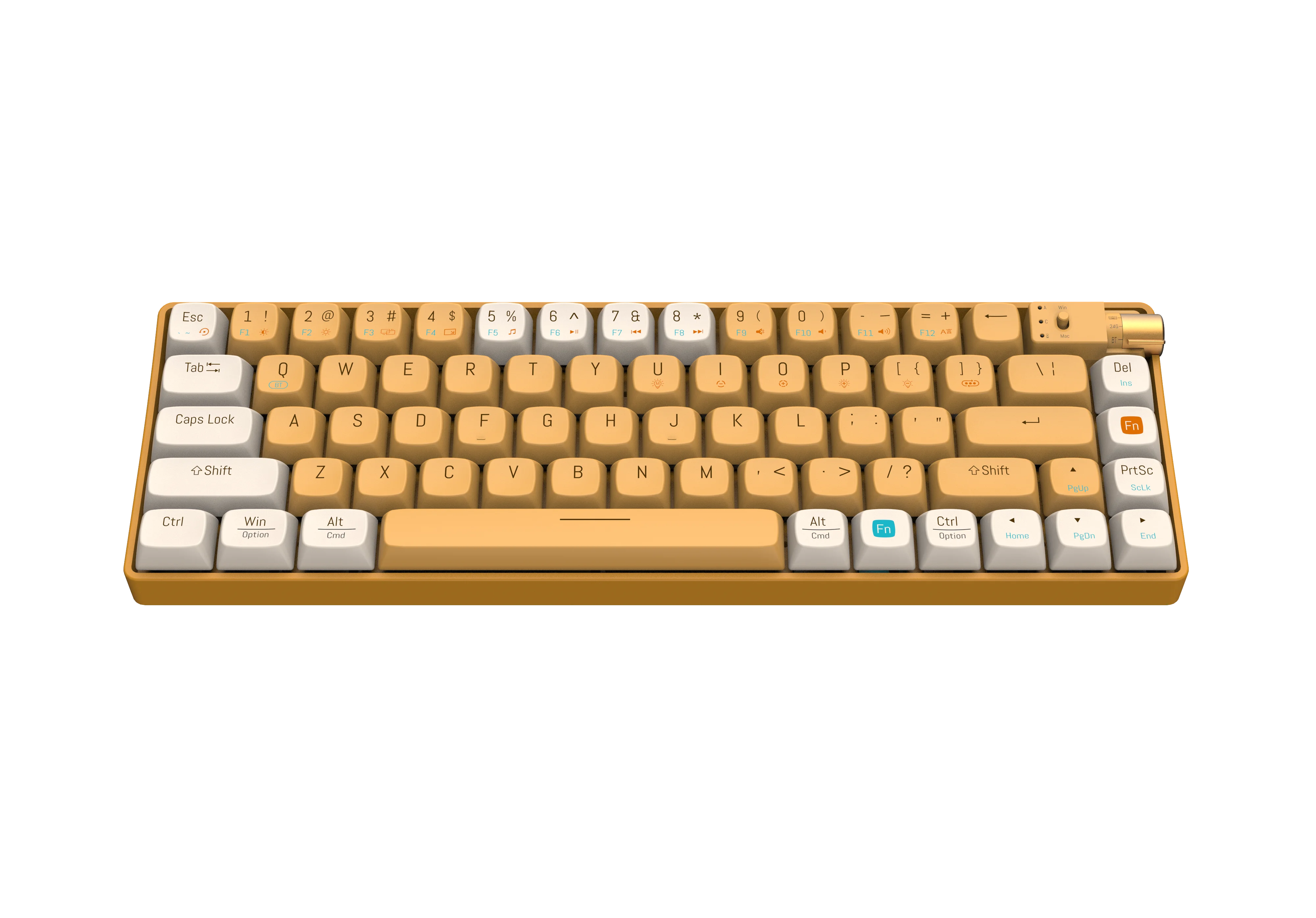 Mechanical Gaming Keyboard, with Quick-Response Switches and Multimedia Control for PC and Desktop Computer Wireless Keyboard