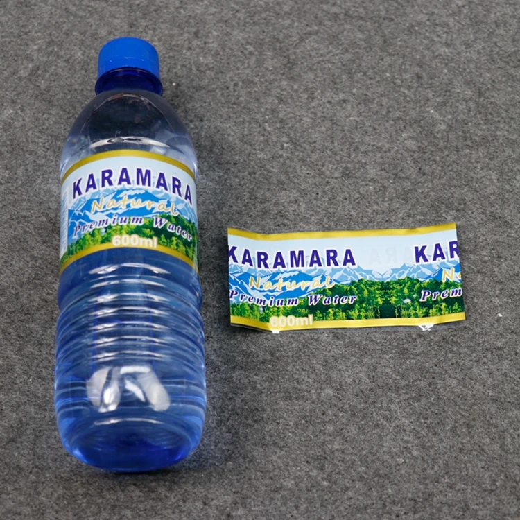 100% New Materials Plastic Label Manufacturer Custom Shrink Wrap Label