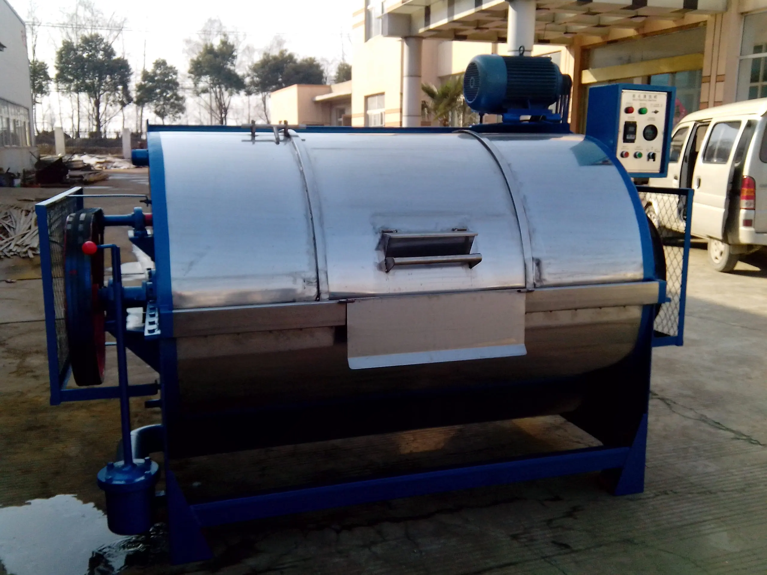 Industrial sheep raw wool washing machine laundry washing machine