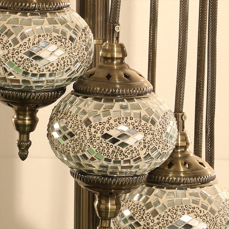 China Alibaba Supplier study lamps led turkish lamps from the colored glass floor lamps for living room