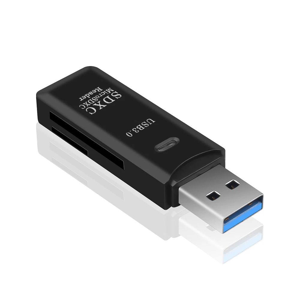 Мини Супер скорость 2 в 1 USB 3 0 кардридер для SDHC SDXC Micro SD адаптер SD/TF Транс-флэш-карта конвертер инструмент