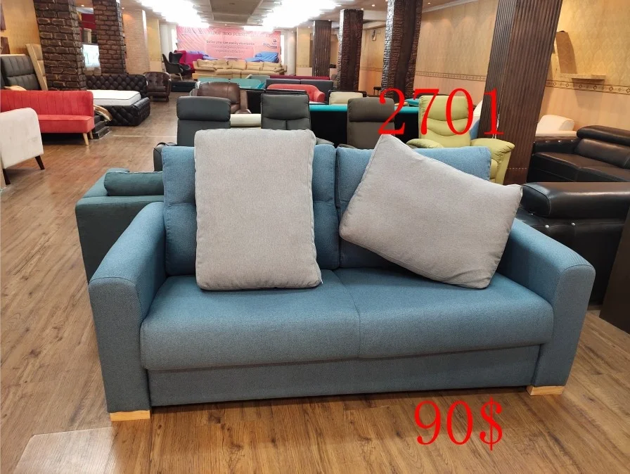 Industrial futon guest three seat pull out hotel sofa bed convertible with mattress 2701