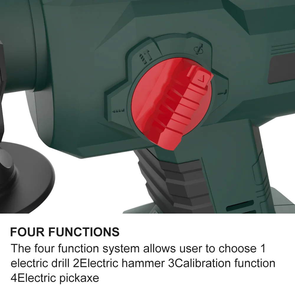 Hailian Tools 20v electric cordless brushless 26mm industrial demolition rotary hammer drill