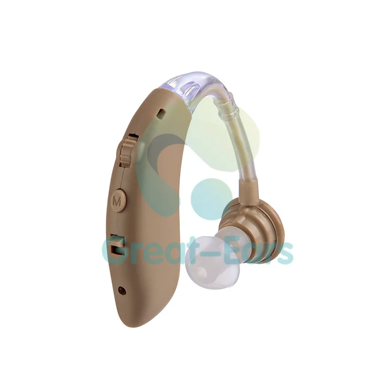 Custom Classics High Quality Noise Cancelling Bte Hearing Aid Sound Auxiliary Rechargeable Hearing Aids For Deafness