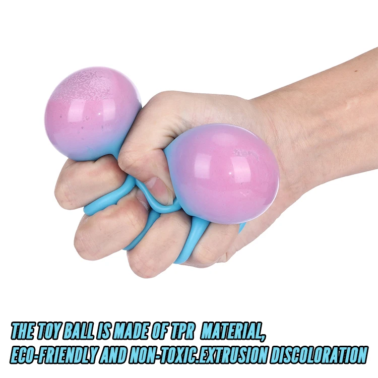 Custom Pressure Relief Toy Soft Squeeze TPR Foam Argos Anti Stress Ball