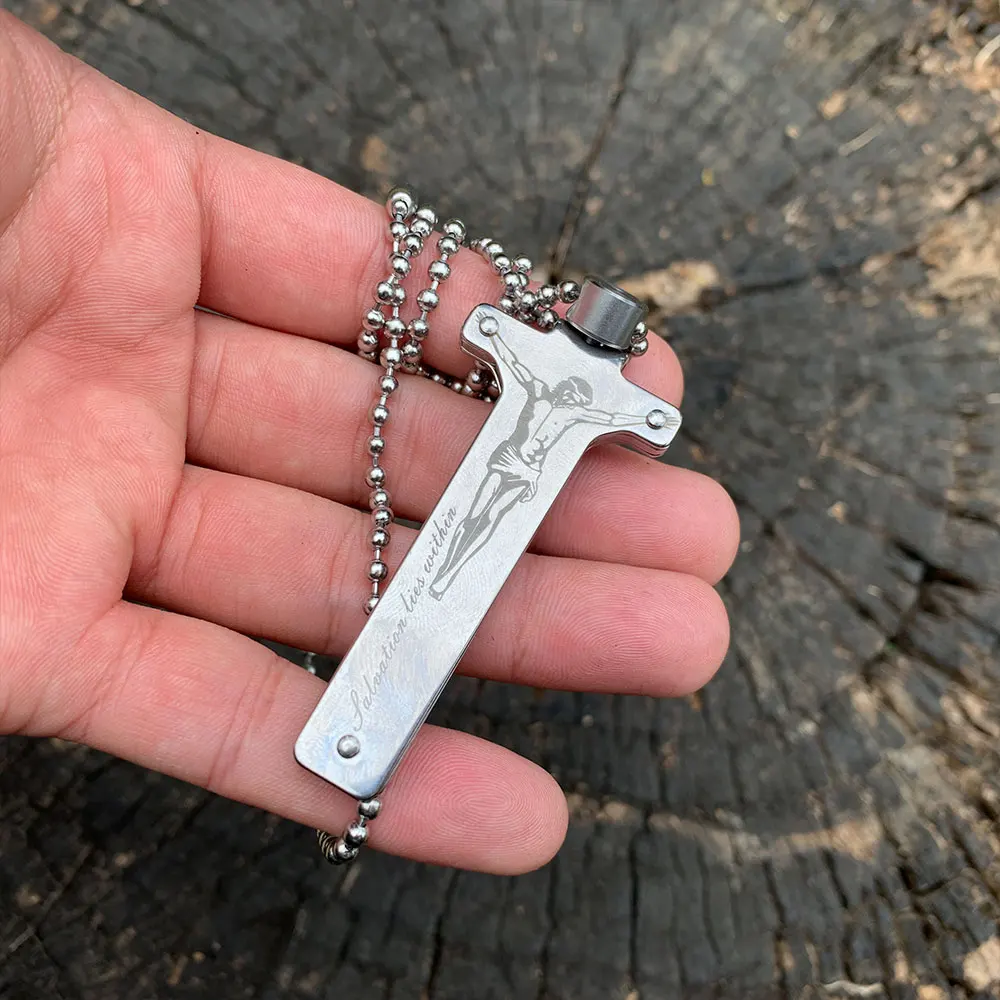 6155 Cross-border department store stainless steel folding knife portable camping knife portable fruit knife