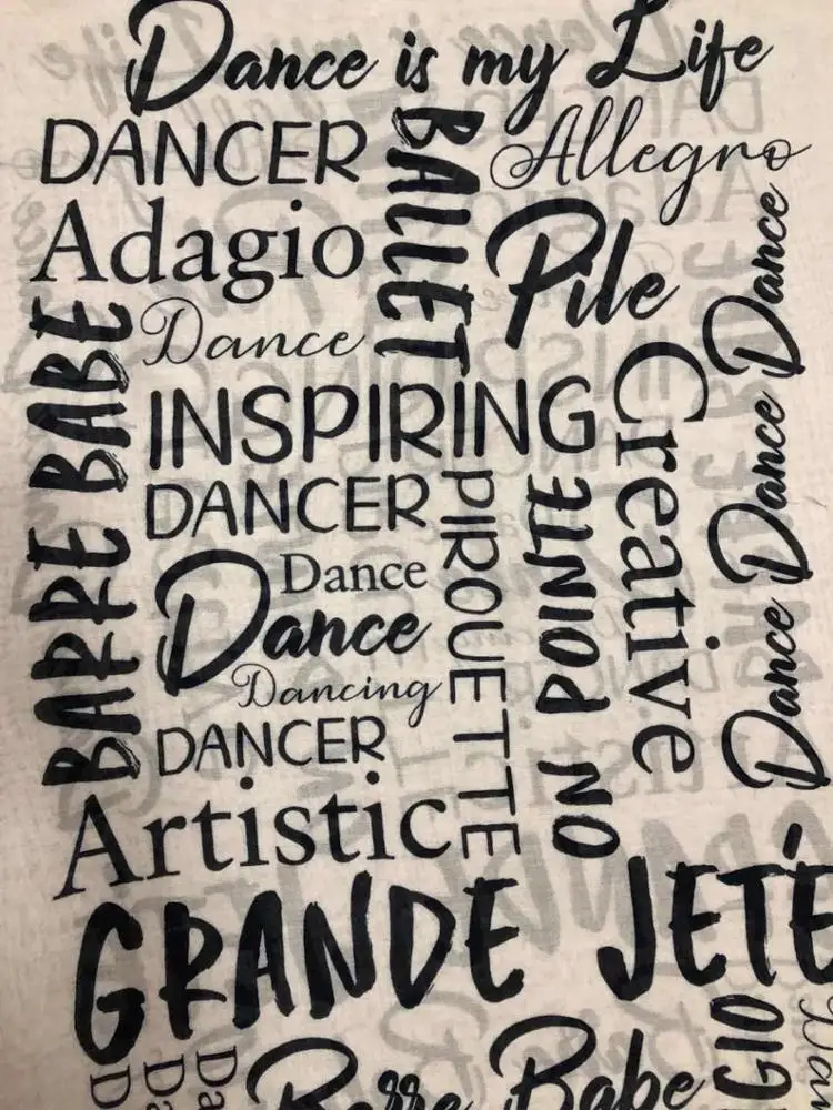 Fashion custom word design 100% bamboo women snood loop infinity scarf