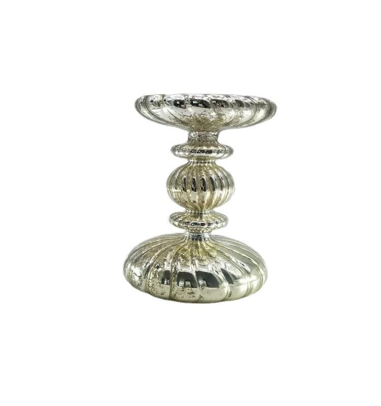 Romantic mercury takes lamp vitreous candlestick candlelight dinner table to restore ancient ways to occupy the home furnishings