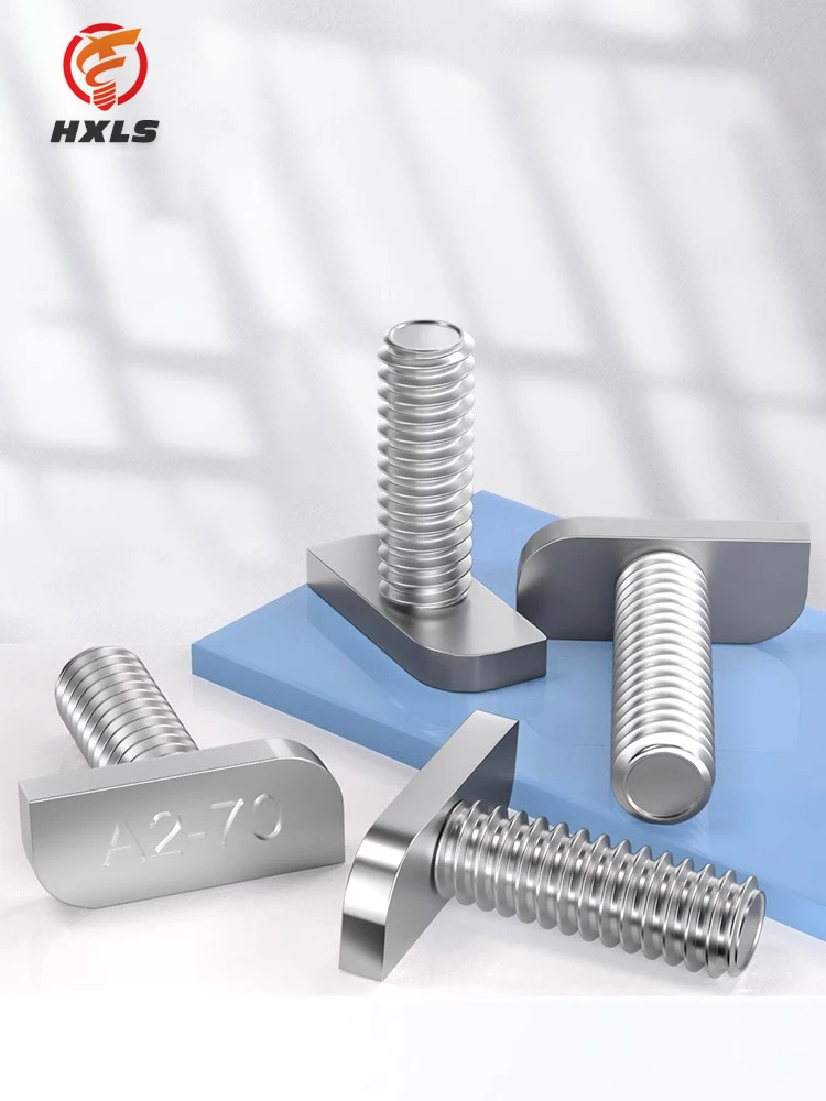 Stainless steel hammer head T shaped bolt t head M8*20 M8*25 T- bolt for solar mounting