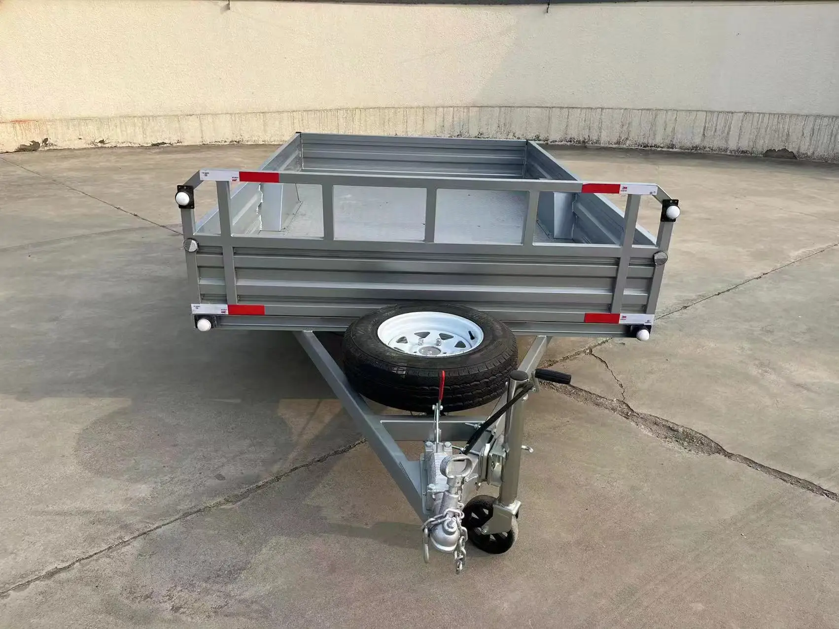 Can Provide Their Own Design Drawings Production of All-terrain Fence Pull Back Flatbed Trailer