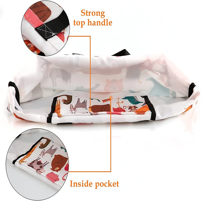 Wholesale Customizable Tote Canvas Bags Travel Shopping Beach Shoulder Bags Various Patterns Available