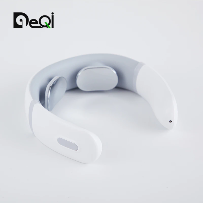 DQ-F2 Electronic Heat Massage Cushion Travel Plastic Cervical Vertebr Massage Instrument Travel Portable Vibrating Neck Massager