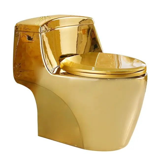 Factory Price Good Quality Smart Sensor Bathroom Intelligent Heated Toilet Ceramic S Trap Golden Toilets Seat
