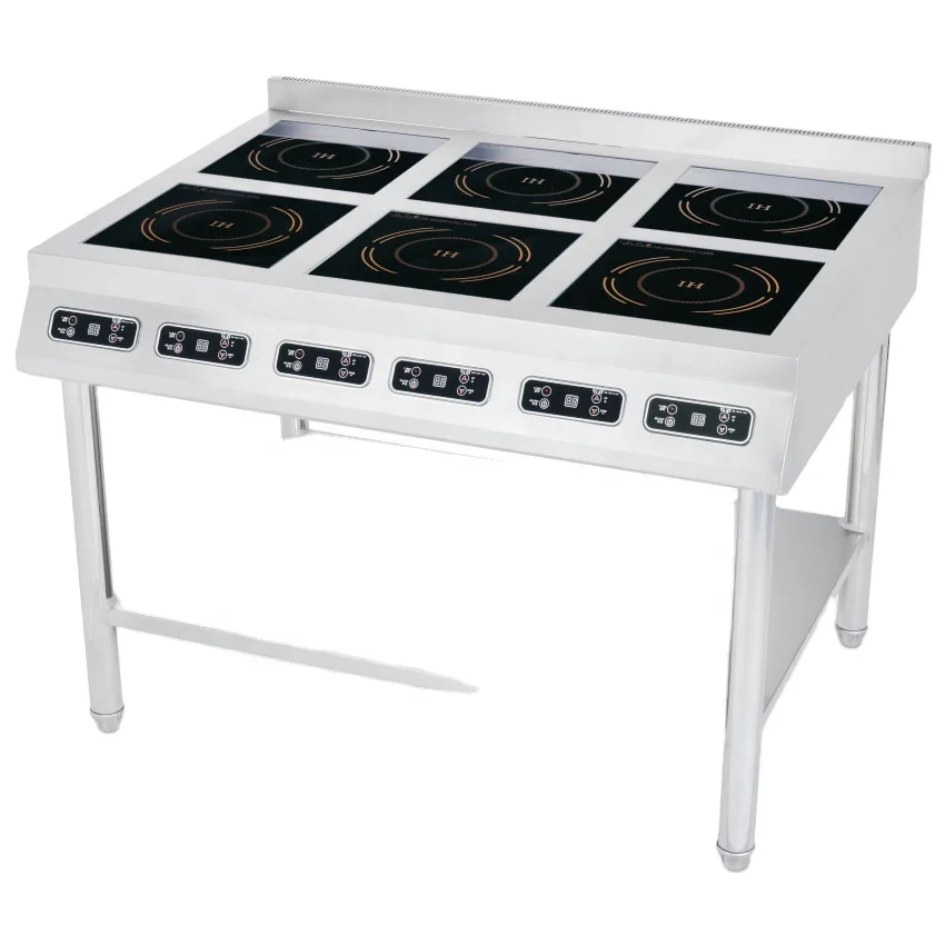Commercial Induction Cooker With Cabinet Freestanding Hotel Kitchen Equipment Electric Induction Cooker