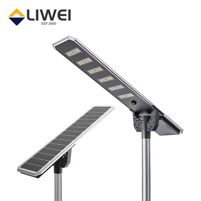 Split/All in one solar street light factory supply 15w 35w 50w 60w 100w 200w 300w 400w 500w integrated solar lamp post