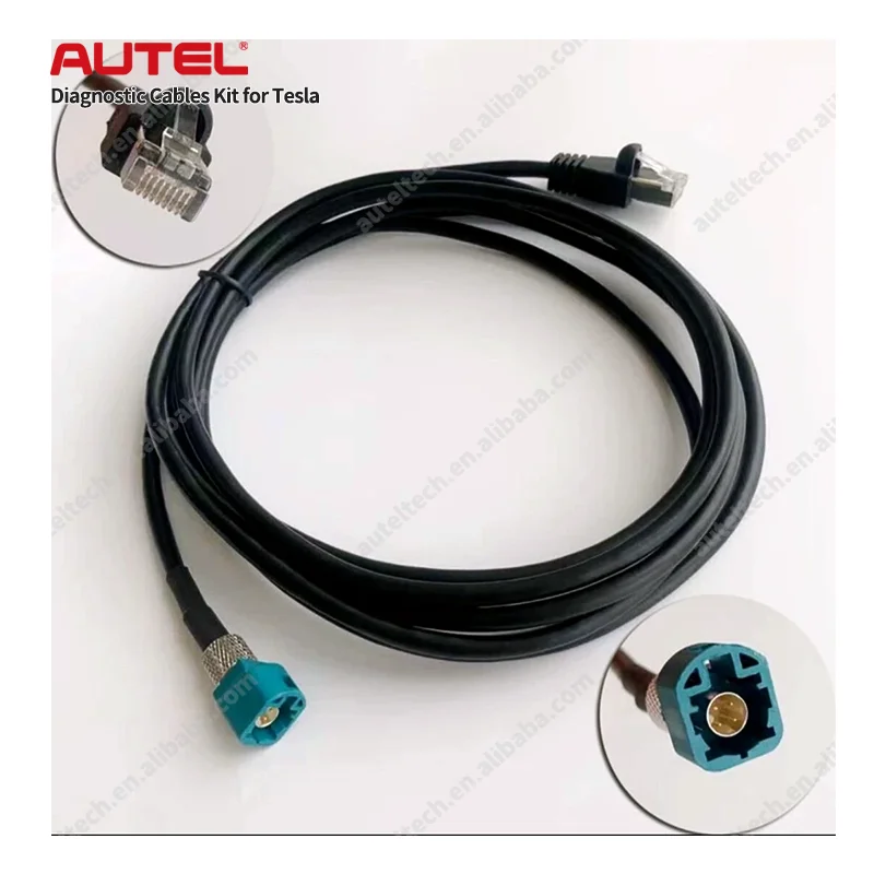 Autel MaxiSYS Ultra EV 909EV LAN CAN Related Systems X861/X863/X437 Diagnostic Cable Kit Fit For Tesla S  Tesla X