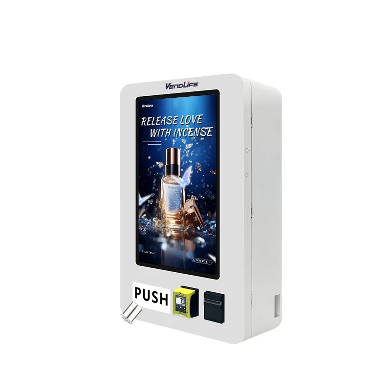 Factory supply machine vend self condom snack cigarette white machine vending maquina expendedora