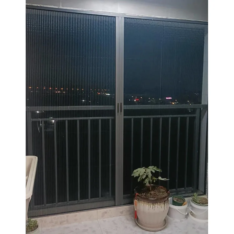 Retractable Pleated Mesh Window&doors Windows mosquito Net Window
