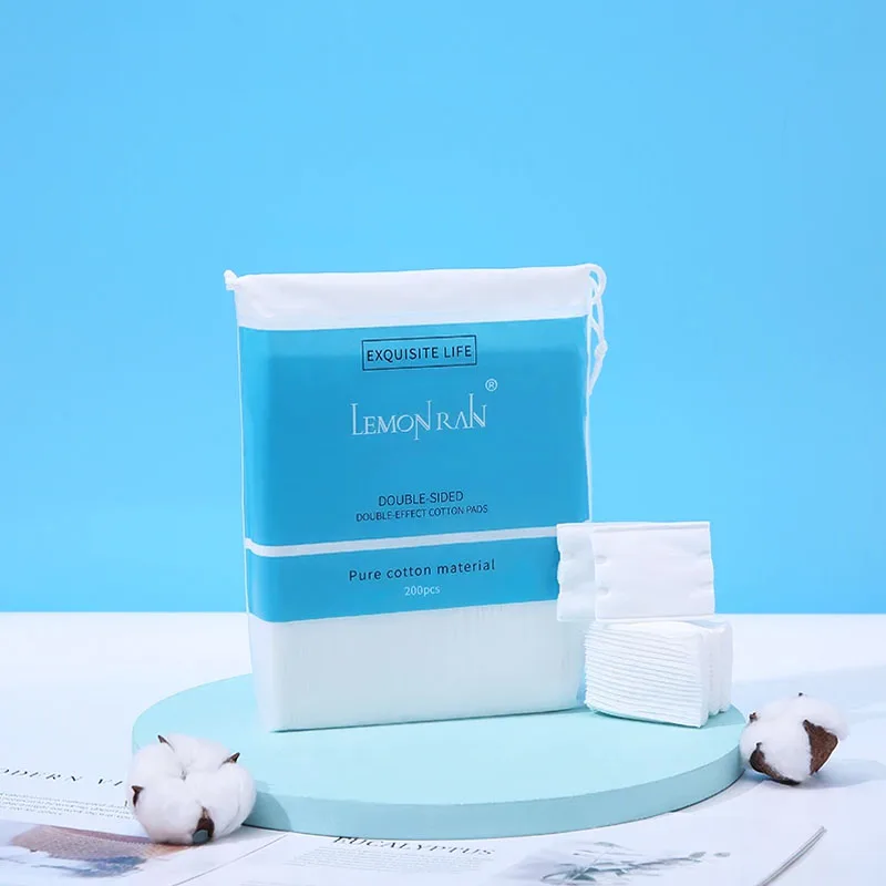 OEM ODM Gentle and Absorbent Cotton Rounds for Face Makeup Removal Ecofriendly Cosmetic Pads