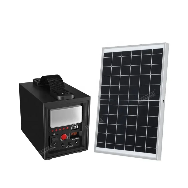 Alltop Portable Outdoor Power Energy Kit Dc Solar Led Lighting System To Provide Multiple Lights
