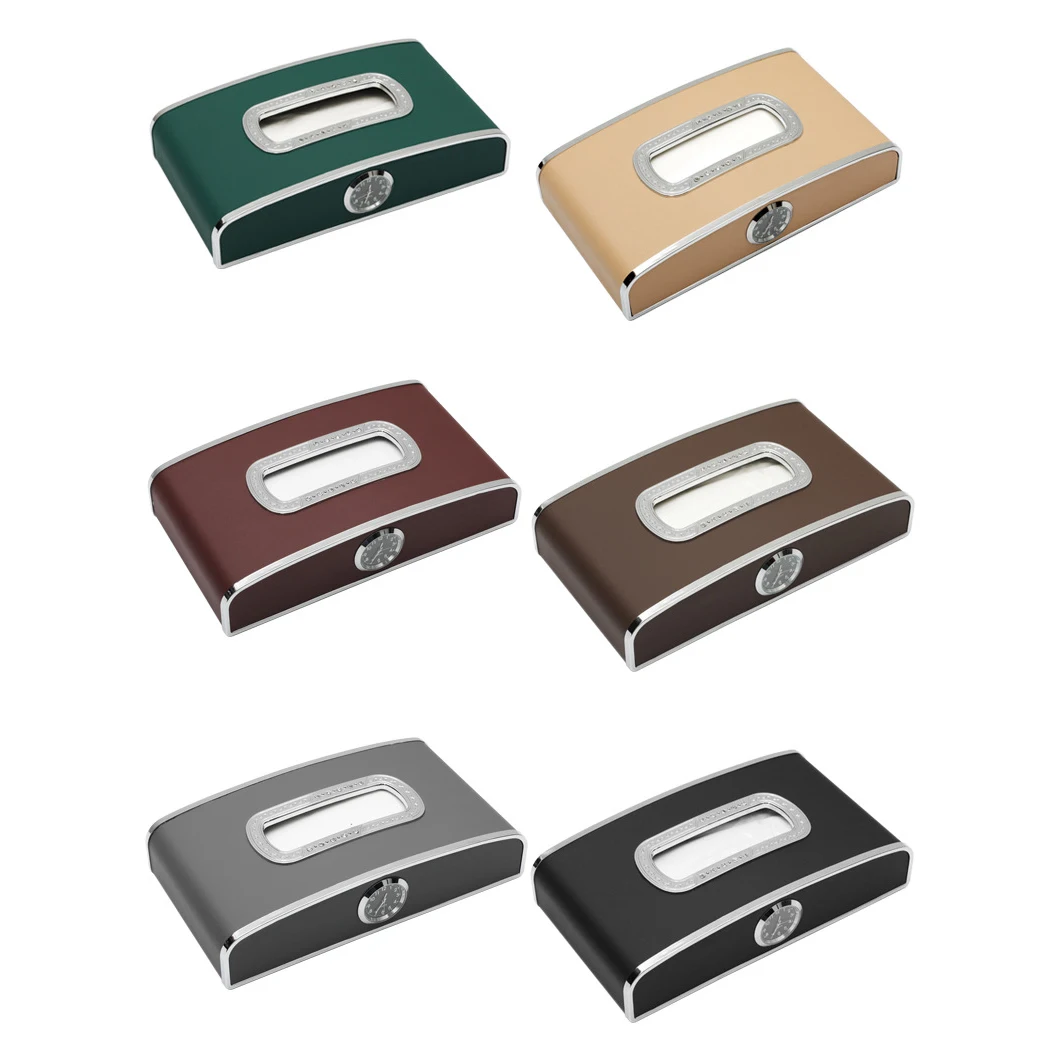 Multi-Function Car Creative Tissue Box Car Armrest Box Car Temporary Parking Number