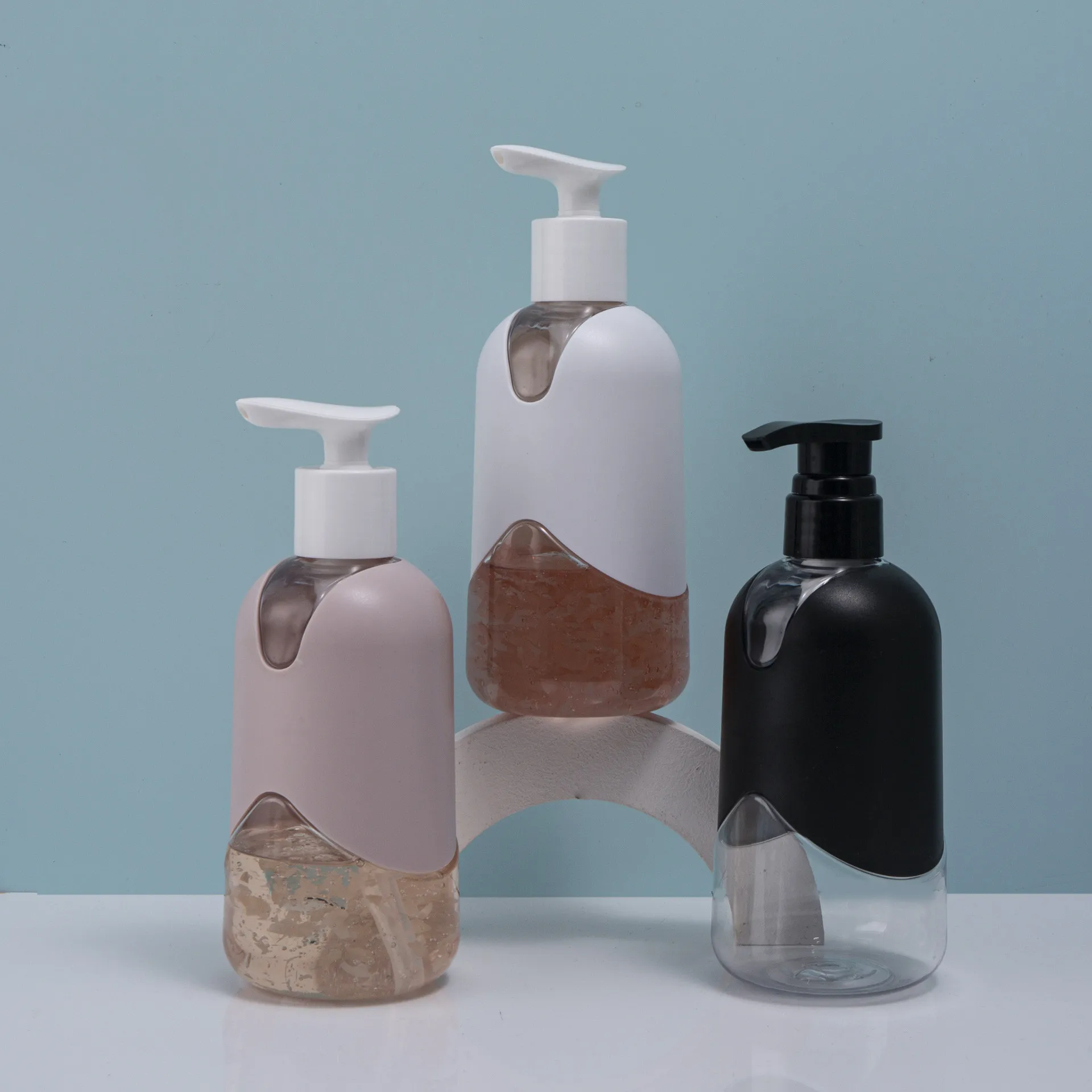 New plastic lotion pump bottle 400ml 300ml 500ml foam bottle