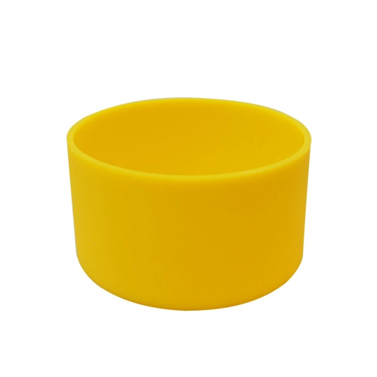 Custom Design Removable Protective silicone cup bottle bottom cover silicone bumper sleeve Silicone Sleeve Cover