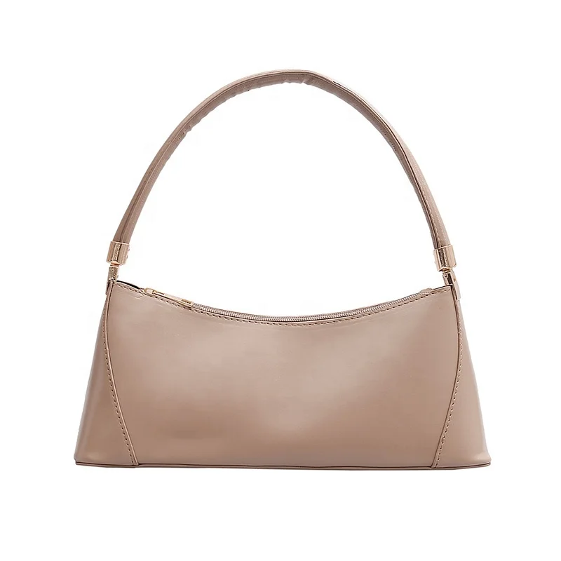 
High quality PU ladies Fashion underarm Bags Baguette Female Simple Retro Handbag for women Shoulder Bag 