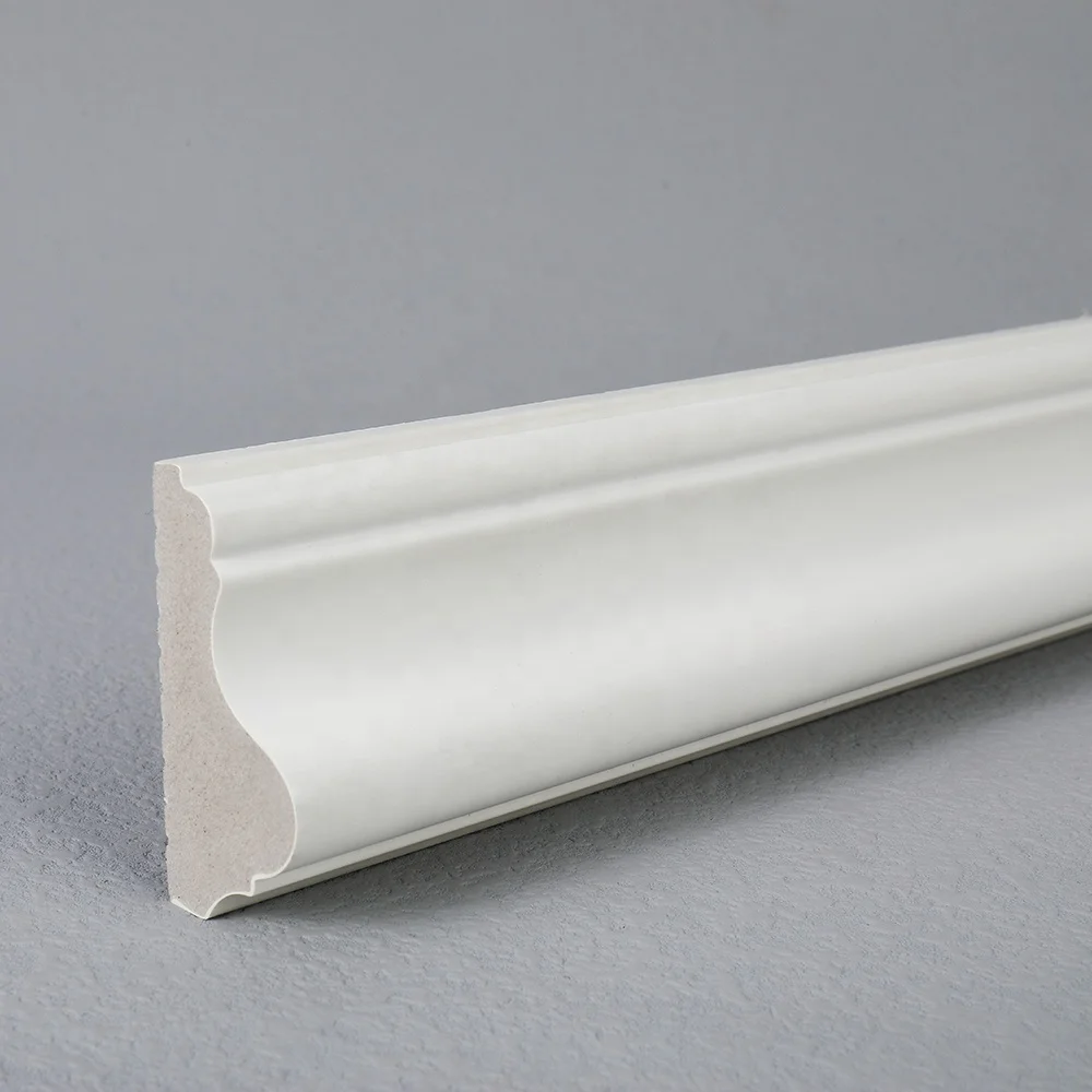 Hot Sales Custom Modern Wood Moulding Easy Install Interior Decor Polystyrene Profile Skirting Board