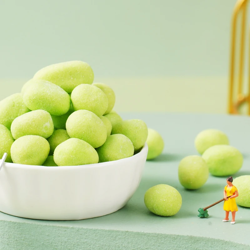 2 Wholesaleprice Fragrance Canned Jumbo Roasted Wasabi  Coated Peanut Snacks