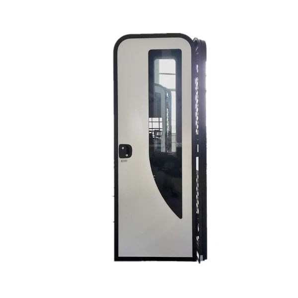Tongfa No.2 Aluminum Panel ECE DOT Tempered Glass Metal Grid Fly Screen Caravan Camper RV Door