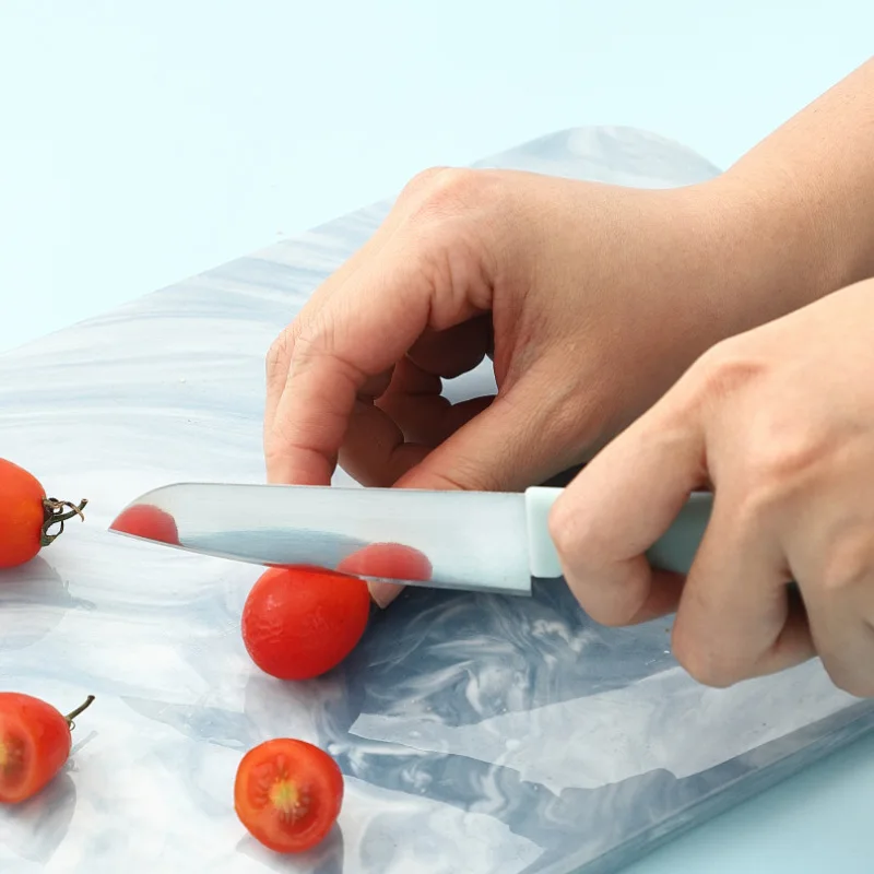 Hot Selling Stainless Steel Fruits And Vegetables Paring Knives 2-Piece Kitchen Color  Paring Knife Set