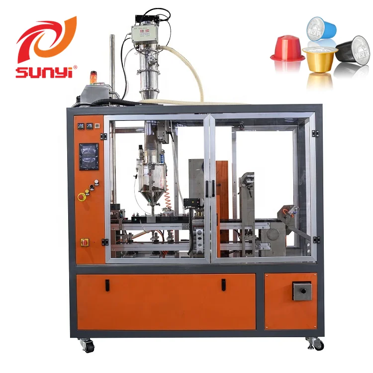 Factory Direct Sell Muiti-Functional Coffee Capsule Filling Sealing Machine for nespresso