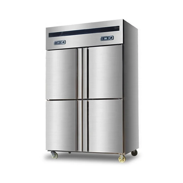 Good Price Commercial Deep Freezer 4 Door Refrigerator Stainless Steel Fridge